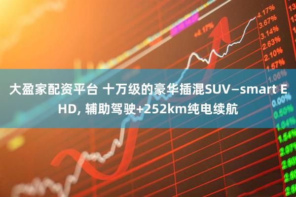 大盈家配资平台 十万级的豪华插混SUV—smart EHD, 辅助驾驶+252km纯电续航