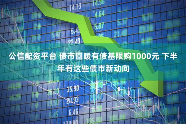 公信配资平台 债市回暖有债基限购1000元 下半年有这些债市新动向