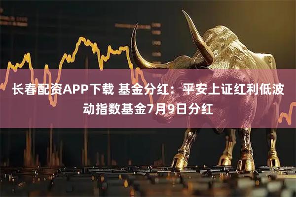 长春配资APP下载 基金分红：平安上证红利低波动指数基金7月9日分红