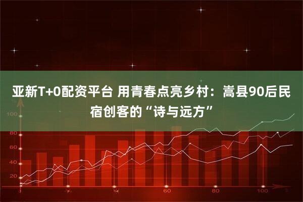 亚新T+0配资平台 用青春点亮乡村：嵩县90后民宿创客的“诗与远方”